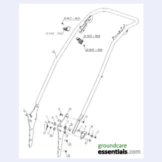 Etesia 40530 Handle Spacer