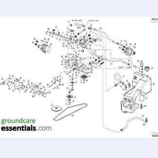 Etesia 53096 Transmission Drive Belt